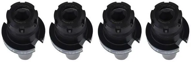Alt view image 4 of 6 - 4Pcs CAT40 Tool Holder ER25 Collet Chuck Set length 2.76"/70mm Chuck Tool Holder Set Mill Holder for CNC Engraving Machine Milling Lathe (4PCs CAT40-ER25-70)