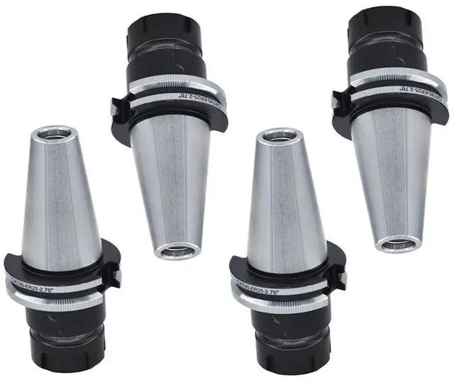 Alt view image 6 of 6 - 4Pcs CAT40 Tool Holder ER25 Collet Chuck Set length 2.76"/70mm Chuck Tool Holder Set Mill Holder for CNC Engraving Machine Milling Lathe (4PCs CAT40-ER25-70)
