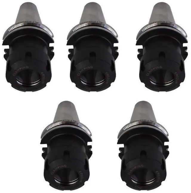 Alt view image 5 of 7 - findmall 5Pcs Collet Set CAT40 ER32 Collet Chuck Tooling Fit for CNC Engraving Machine and Milling Lathe Tool