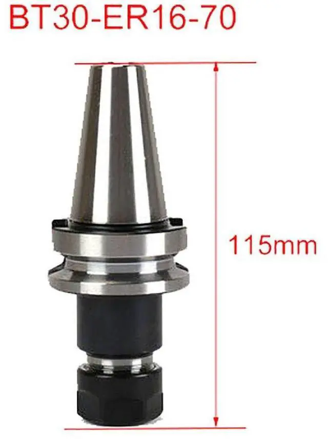 Alt view image 4 of 6 - 4 Pcs Collet Chuck Tool Holder BT30 ER16 2.76" W. 70MM Gage Length