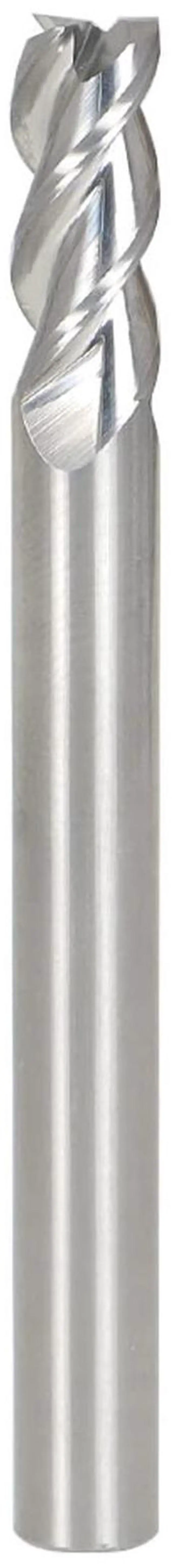 Alt view image 2 of 6 - findmall 1/4 Inch Helix Carbide End Mill 3 Flute 5/8 Inch Length of Cut Fit for Aluminum Cut Non-Ferrous Metal Upcut CNC Spiral Router Bit