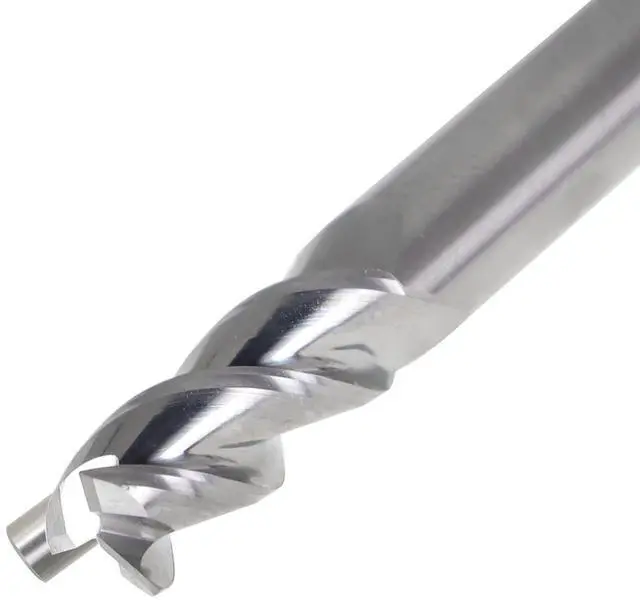 Alt view image 5 of 6 - findmall 1/4 Inch Helix Carbide End Mill 3 Flute 5/8 Inch Length of Cut Fit for Aluminum Cut Non-Ferrous Metal Upcut CNC Spiral Router Bit