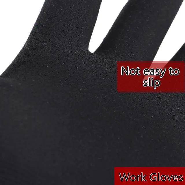 Alt view image 4 of 7 - findmall 6 Pairs X-large Work Gloves Seamless Knit Glove Gardening Gloves Women Men Fit for Warehousing and Logistics, Construction Sites, Horticultural Planting