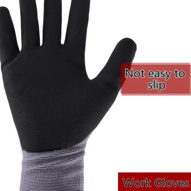 Alt view image 4 of 7 - findmall 6 Pairs Large Work Gloves Seamless Knit Glove Gardening Gloves Women Men Fit for Warehousing and Logistics, Construction Sites, Horticultural Planting