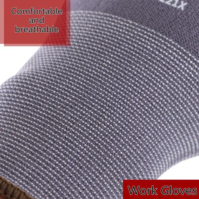 Alt view image 5 of 7 - findmall 6 Pairs Large Work Gloves Seamless Knit Glove Gardening Gloves Women Men Fit for Warehousing and Logistics, Construction Sites, Horticultural Planting