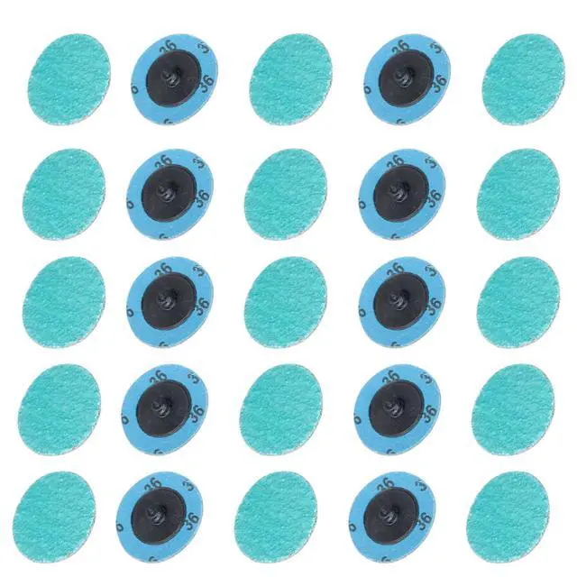 Alt view image 2 of 6 - findmall 25Pcs 2 Inch 36 Grit Zirconia Quick Change Sanding Discs