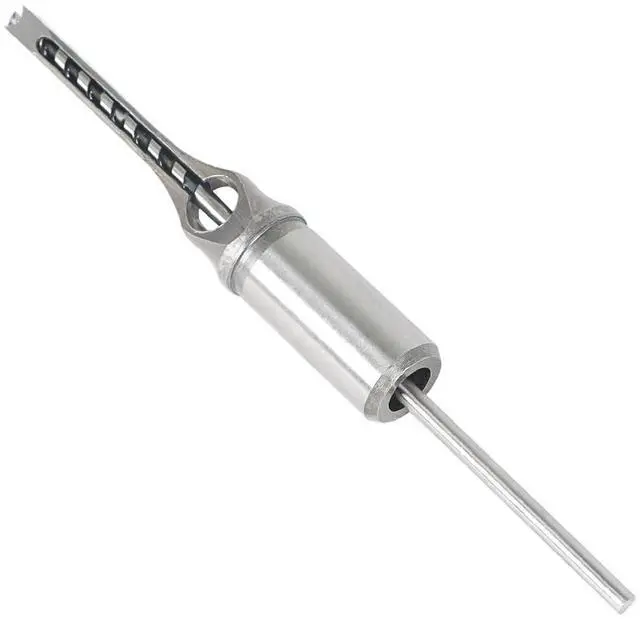 Alt view image 3 of 6 - findmall 7Pcs Square Hole Drill Bit Set HSS Square Hole Saw Mortise Chisel Drill Bit Tools 6/25, 1/4, 5/16, 3/8, 2/5, 1/2, 9/16 Inch Fit for Mortising Machines Drill