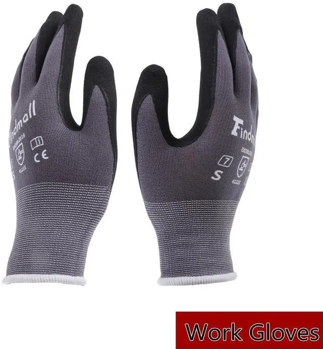 Alt view image 6 of 7 - findmall 6 Pairs Small Work Gloves Seamless Knit Glove Gardening Gloves Women Men Fit for Warehousing and Logistics, Construction Sites, Horticultural Planting