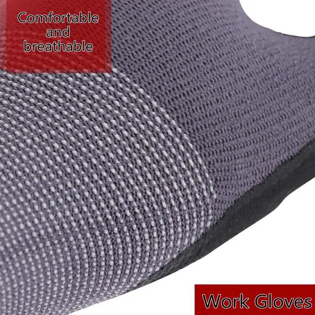 Alt view image 5 of 7 - findmall 6 Pairs Small Work Gloves Seamless Knit Glove Gardening Gloves Women Men Fit for Warehousing and Logistics, Construction Sites, Horticultural Planting