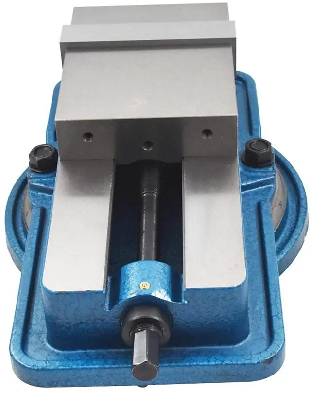 Alt view image 4 of 6 - findmall 6 Inch Heavy Duty Milling Vise Bench Clamp Vise High Accuracy Clamping Vise 6 Inch Jaw Width with 360 Degrees Swiveling Base CNC Vise