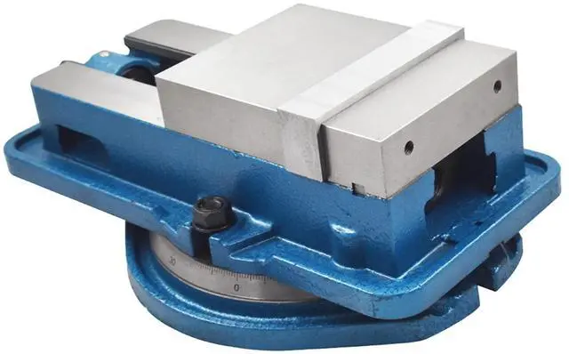 Alt view image 2 of 6 - findmall 6 Inch Heavy Duty Milling Vise Bench Clamp Vise High Accuracy Clamping Vise 6 Inch Jaw Width with 360 Degrees Swiveling Base CNC Vise