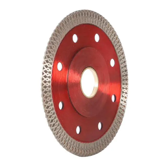 Alt view image 6 of 7 - findmall 5Pcs 4 Inch Super Thin Dry Wet Diamond Porcelain Saw Blades Ceramic Cutting Disc Wheels for Cutting Ceramic Tile Porcelain Granite Marbles
