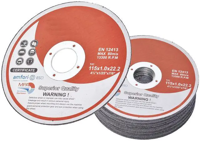 Main image of 50 Pack 4-1/2"x.040"x7/8" Cut Off Wheel - Metal & Stainless Steel Thin Cutting Discs