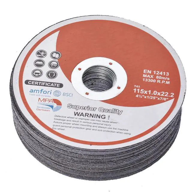 Alt view image 5 of 7 - 50 Pack 4-1/2"x.040"x7/8" Cut Off Wheel - Metal & Stainless Steel Thin Cutting Discs