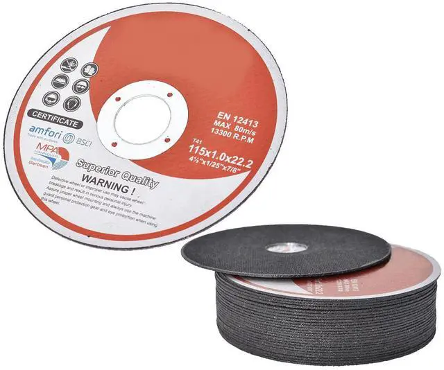 Main image of 25 Pack 4.5"x.040"x7/8" Cut-Off Wheel - Metal & Stainless Steel Cutting Discs