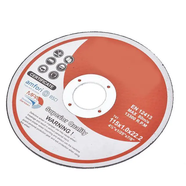 Alt view image 5 of 7 - 25 Pack 4.5"x.040"x7/8" Cut-Off Wheel - Metal & Stainless Steel Cutting Discs