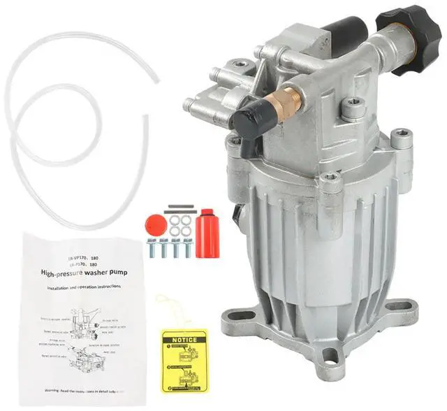 Alt view image 7 of 7 - findmall Pressure Washer Pump MAX 3000 PSI, 2.5 GPM, 3/4 Shaft Washer Pump