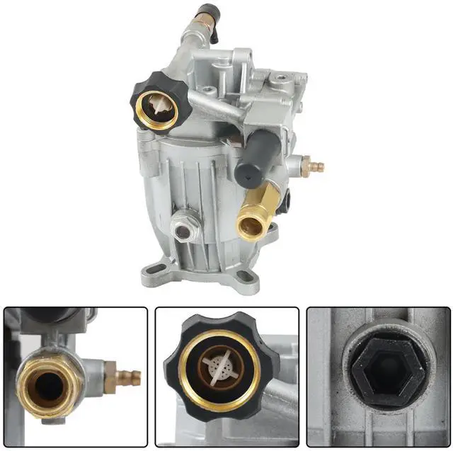 Alt view image 3 of 7 - findmall Pressure Washer Pump MAX 3000 PSI, 2.5 GPM, 3/4 Shaft Washer Pump
