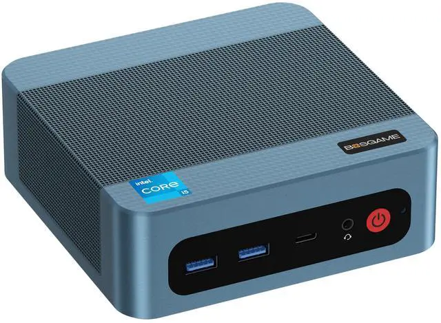 Main image of BOSGAME Mini PC Intel Core i5 12450H(8C/12T, up 4.4GHz), 16GB DDR4 RAM 512GB PCIe SSD, Mini Desktop Computer Dual LAN,USB3.2,WiFi6E,4K Triple Display