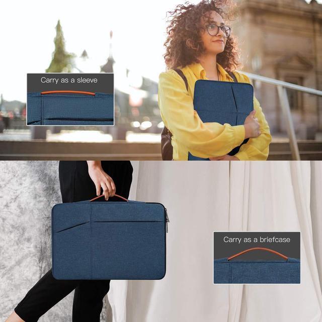 Alt view image 4 of 5 - Protective Drawing Tablet Sleeve Case for Wacom Cintiq Pro 16/ Cintiq 16, Huion KAMVAS Pro 16, Waterproof Carrying Tablet Bag(Blue)