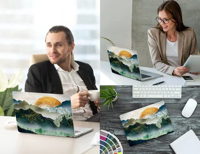 Alt view image 5 of 5 - CISSOOK Mountain Case for MacBook Pro 14 inch 2024 2023-2021 Release Model M4 A3112 A3185 A3401/ M3 A2992 A2918/ M2 A2779 /A2442 M1 with Touch ID, Plastic Sunshine Mountain Cover for MacBook Pro 14