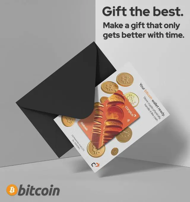 Alt view image 3 of 4 - Coinplus Crypto Card - Easiest Crypto Card Wallet - Cold Bitcoin Storage (Pack of 2 Black and Orange)