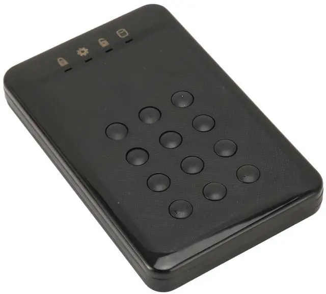 Alt view image 2 of 5 - FOSA USB Encrypted Hard Drive Enclosure, 2.5inch USB3.0 SATA Password Access Hardware Encrypted Portable Enclosure, fosa1z48uch0gk