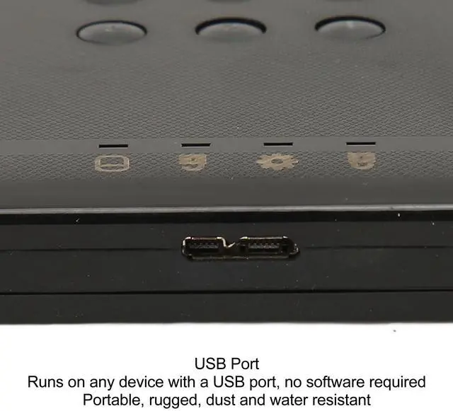 Alt view image 5 of 5 - FOSA USB Encrypted Hard Drive Enclosure, 2.5inch USB3.0 SATA Password Access Hardware Encrypted Portable Enclosure, fosa1z48uch0gk