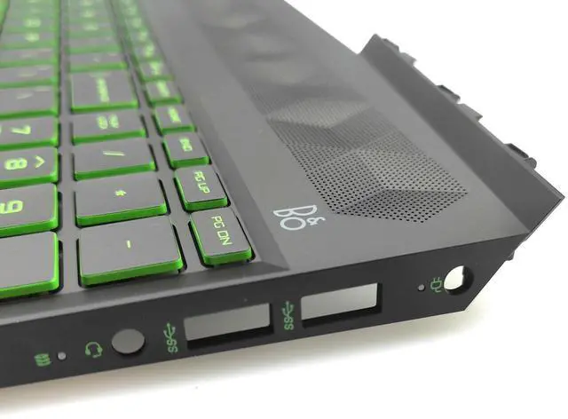 Alt view image 3 of 5 - Jxjslp Replacement Upper Case Palmrest for HP Pavilion Gaming 15-DK 15T-DK Series Laptop Top Cover Backlit Keyboard Assembly L57593-001 TPN-C141 AP2K8000310