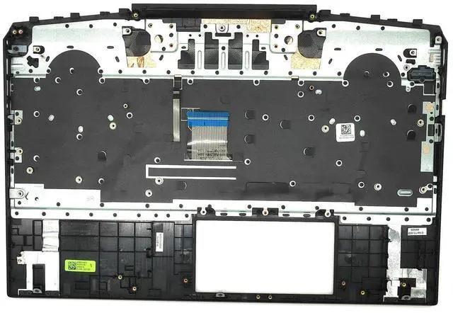 Alt view image 2 of 5 - Jxjslp Replacement Upper Case Palmrest for HP Pavilion Gaming 15-DK 15T-DK Series Laptop Top Cover Backlit Keyboard Assembly L57593-001 TPN-C141 AP2K8000310