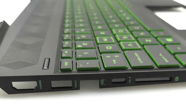 Alt view image 4 of 5 - Jxjslp Replacement Upper Case Palmrest for HP Pavilion Gaming 15-DK 15T-DK Series Laptop Top Cover Backlit Keyboard Assembly L57593-001 TPN-C141 AP2K8000310