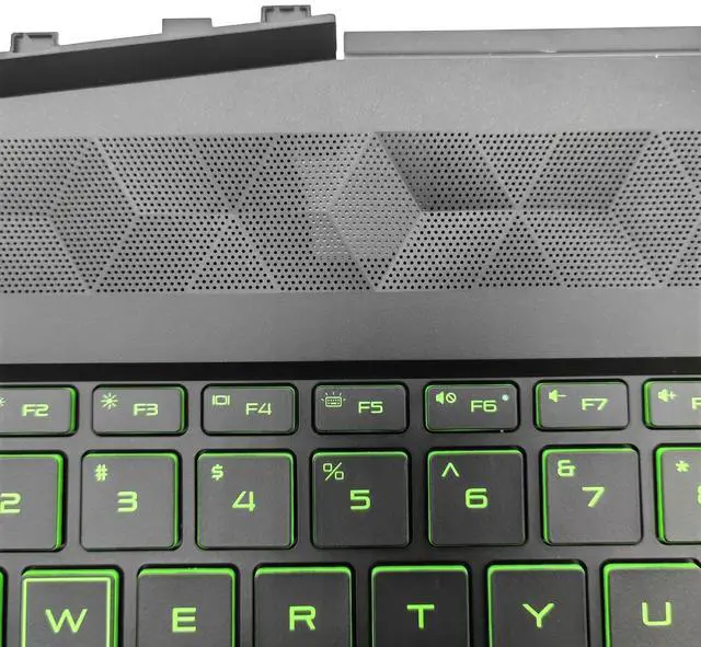 Alt view image 5 of 5 - Jxjslp Replacement Upper Case Palmrest for HP Pavilion Gaming 15-DK 15T-DK Series Laptop Top Cover Backlit Keyboard Assembly L57593-001 TPN-C141 AP2K8000310