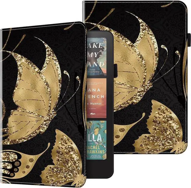 Main image of ALILANG Case for 6" Kindle Paperwhite (10th Generation-2018, 5th/6th/7th Generation-2012/2013/2015/2016) with Stylus, Folding Stand Cover for Kindle Paperwhite 10th Generation Case-Fluorescence