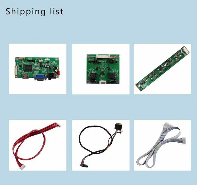 Alt view image 3 of 5 - VSDISPLAY VGA Controller Board eDP for 27" 2560x1440 2K LM270WQ1-SDE3 36 pin WLED LCD Screen