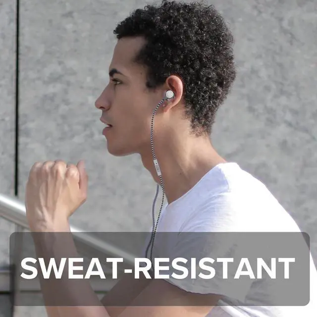 Alt view image 3 of 5 - COBY Noise Isolating Metal Wired Earbuds | Wired Headphones w/ Built-In Microphone for Ear Buds | Noise Canceling Headphones S/M/L Ear Gels (Silver)