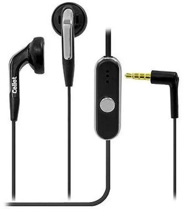 Main image of Cellet 3.5mm Stereo Headset for Samsung S3, S4, HTC One, Note 2, Apple iPhone 5,4, 4S - Black