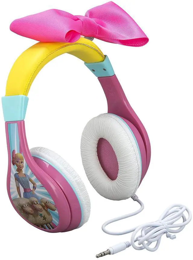 Main image of eKids TS-140BP Headphones for Kids Toy Story 4 Bo Peep Adjustable Stereo Tangle-Free 3.5Mm Jack Wired Cord Over Ear Parental Volume Control School Home Travel