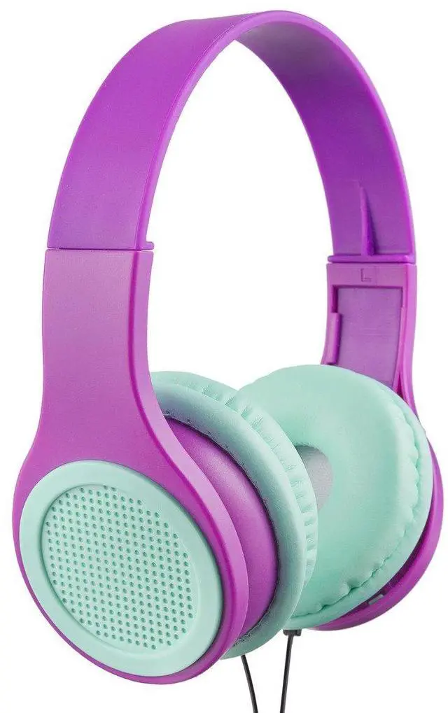 Main image of Vivitar GRILLHP-PT Grill Headphones, Purple/Aqua