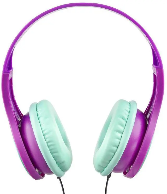 Alt view image 2 of 5 - Vivitar GRILLHP-PT Grill Headphones, Purple/Aqua