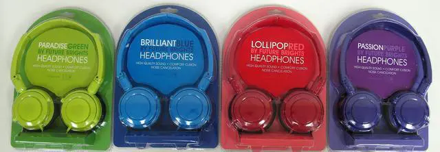 Main image of Future Brights DJ Headphones, Colors May Vary (FB-1010)