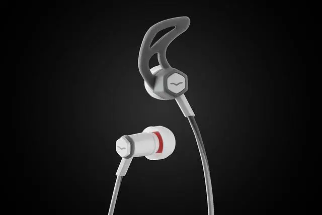 Alt view image 2 of 5 - V-MODA Forza In-Ear Hybrid Sport Headphones with 3-Button Remote & Microphone - Samsung and Android Devices, White