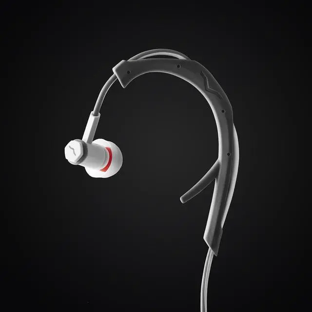 Alt view image 4 of 5 - V-MODA Forza In-Ear Hybrid Sport Headphones with 3-Button Remote & Microphone - Samsung and Android Devices, White
