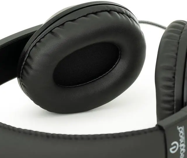 Alt view image 4 of 5 - Egghead® Premium Over-Ear School Testing & Multimedia Headphone with Leatherette Cushions, Adjustable Headband, Tangle-Resistant Tri-Shield Cord, 3.5mm Plug, and 3-Year Warranty