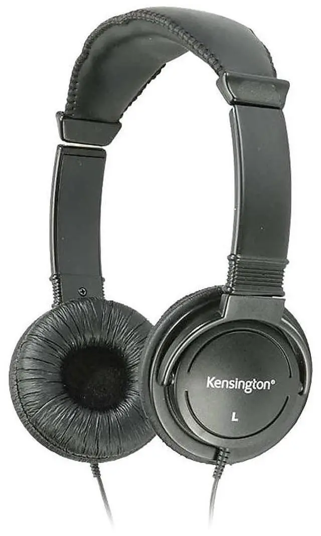 Alt view image 2 of 5 - Kensington Hi-Fi On-Ear Headphones with 9-Foot Cord, 3.5mm Jack Headset (K33137)