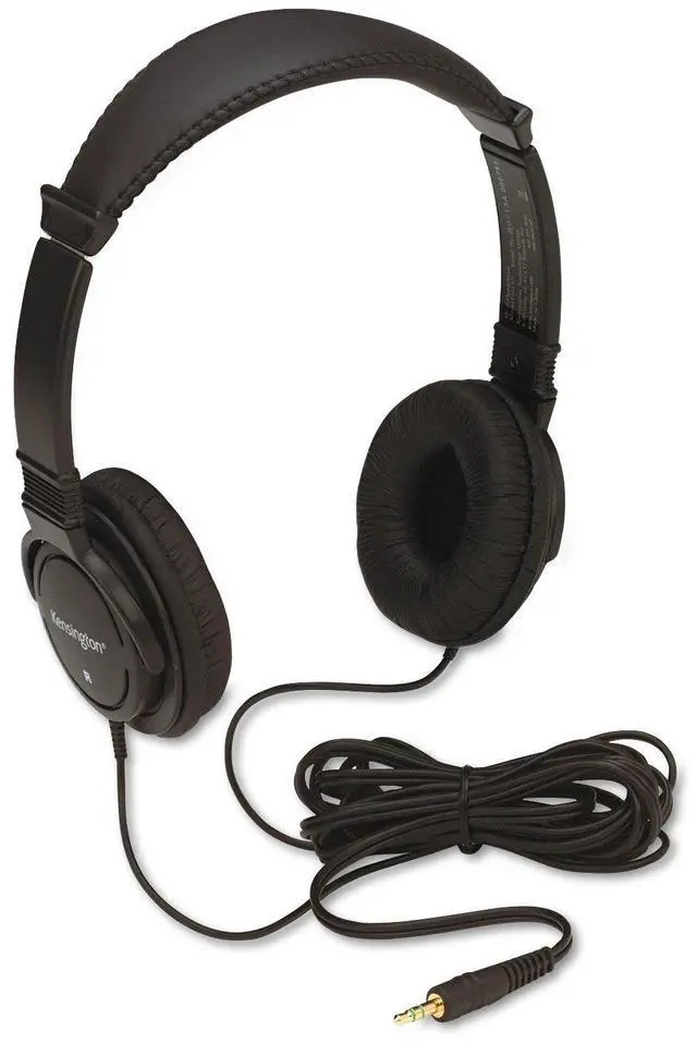 Main image of Kensington Hi-Fi On-Ear Headphones with 9-Foot Cord, 3.5mm Jack Headset (K33137)