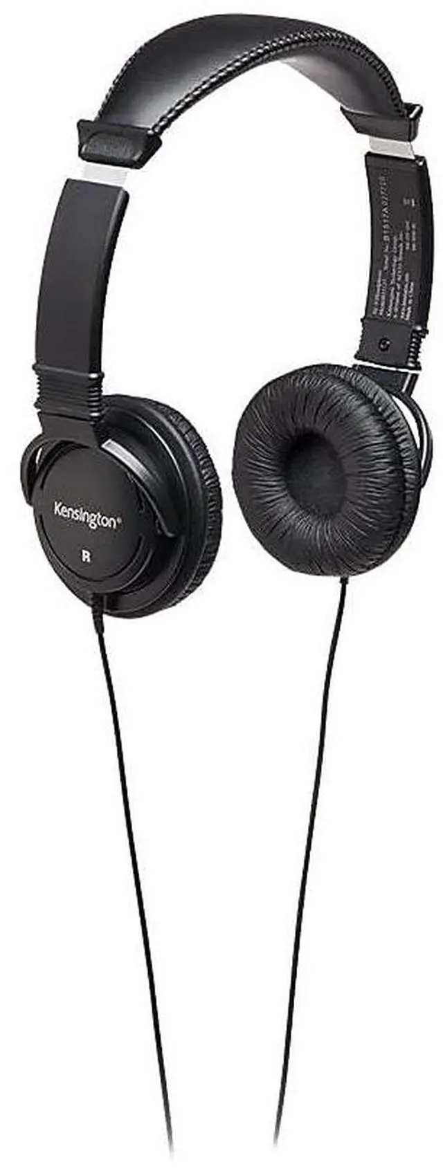 Alt view image 3 of 5 - Kensington Hi-Fi On-Ear Headphones with 9-Foot Cord, 3.5mm Jack Headset (K33137)