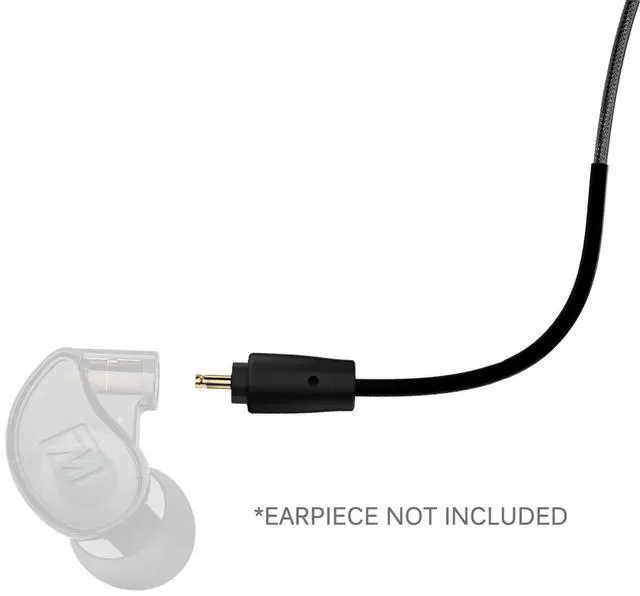 Alt view image 4 of 5 - MEE audio MX PRO Series and M6 PRO Replacement Stereo Audio Cable (Black), 51 in