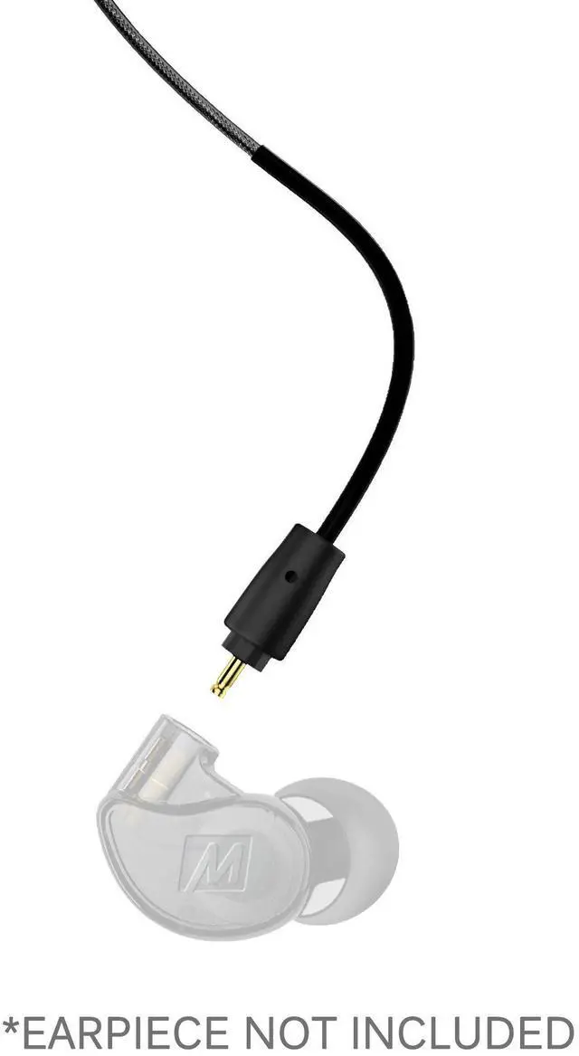 Alt view image 3 of 5 - MEE audio MX PRO Series and M6 PRO Replacement Stereo Audio Cable (Black), 51 in