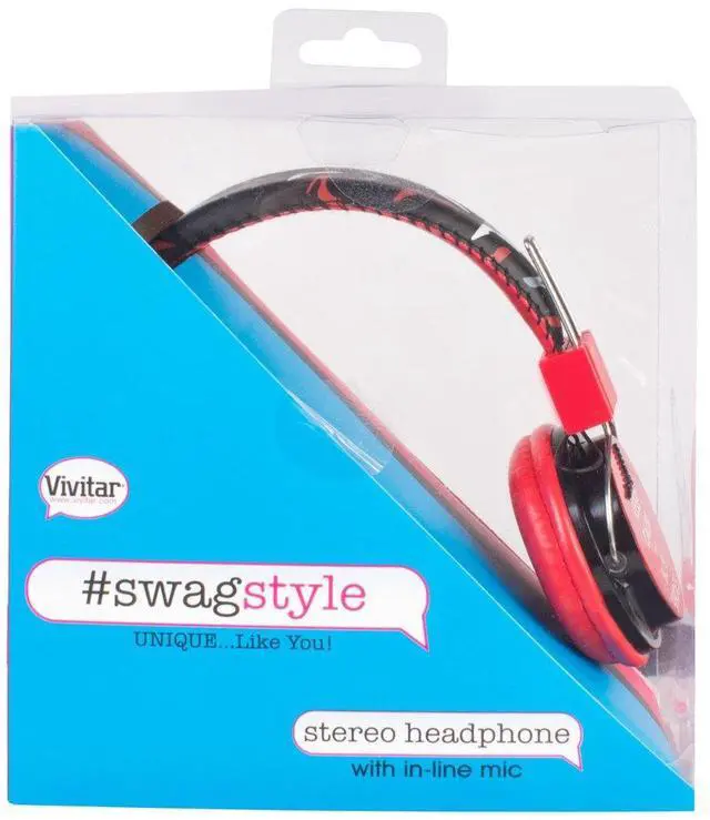 Alt view image 5 of 5 - SWAGG SWHP-BA-SHOES Bling with Mic Headphone