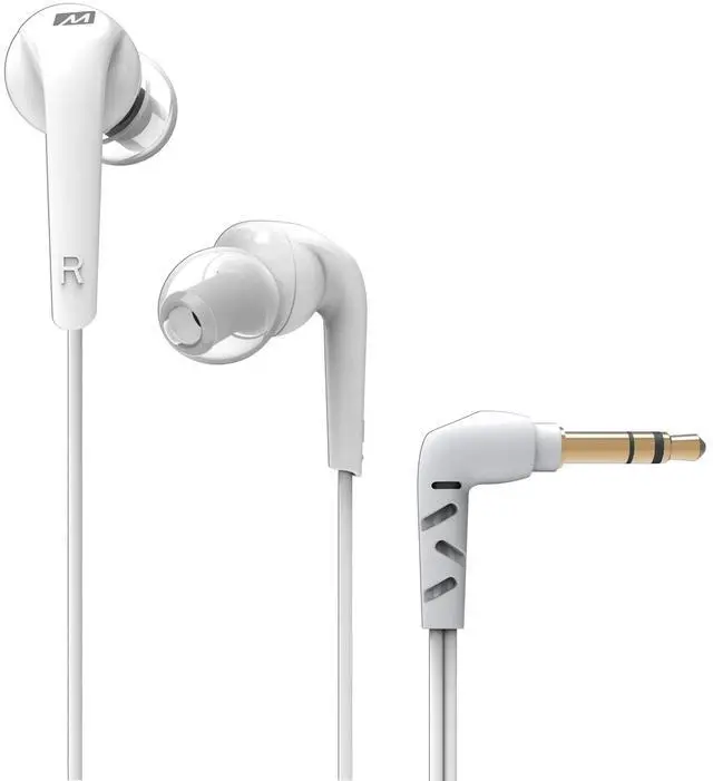 Main image of MEE audio RX18 Comfort-Fit in-Ear Headphones with Enhanced Bass (White)